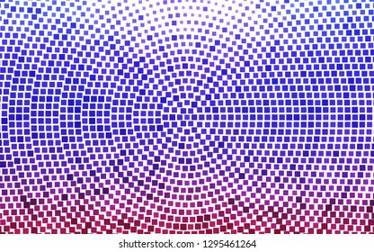 Light Pink, Blue vector template with crystals, rectangles. Modern abstract illustration with colorful rectangles. The template can be used as a background.