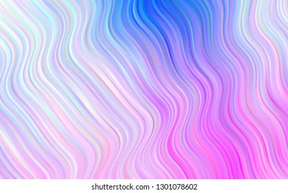 Light Pink, Blue vector template with bubble shapes. Creative geometric illustration in marble style with gradient. Pattern for your business design.
