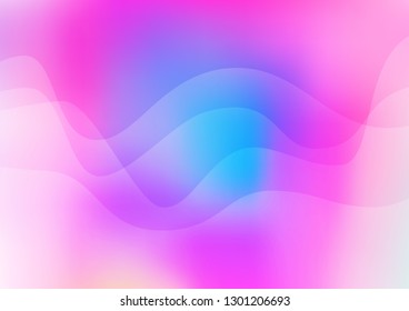 Light Pink, Blue vector template with bent ribbons. Shining crooked illustration in marble style. Marble style for your business design.