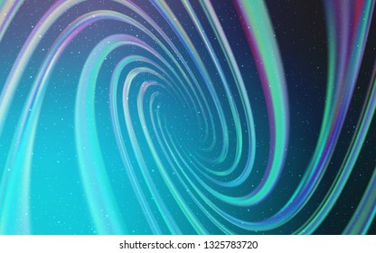 Light Pink, Blue vector template with space stars. Shining colored illustration with bright astronomical stars. Best design for your ad, poster, banner.