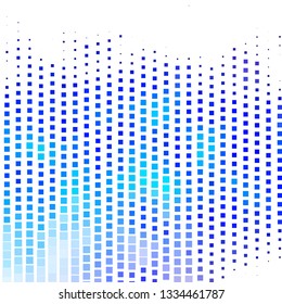 Light Pink, Blue vector template with rectangles. Rectangles with colorful gradient on abstract background. Pattern for commercials, ads.
