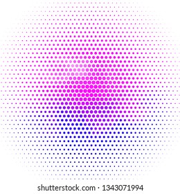 Light Pink, Blue vector template with circles. Colorful illustration with gradient dots in nature style. Pattern for websites, landing pages.