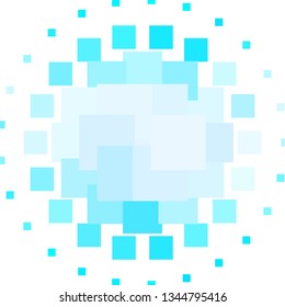 Light Pink, Blue vector template with rectangles. Rectangles with colorful gradient on abstract background. Template for cellphones.