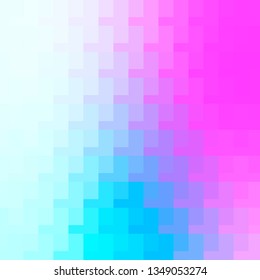 Light Pink, Blue vector template with rectangles. Rectangles with colorful gradient on abstract background. Pattern for commercials, ads.
