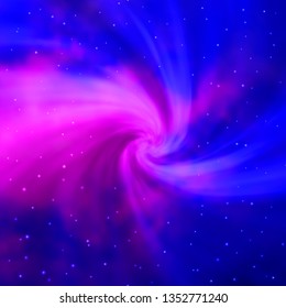 Light Pink, Blue vector template with neon stars. Blur decorative design in simple style with stars. Theme for cell phones.