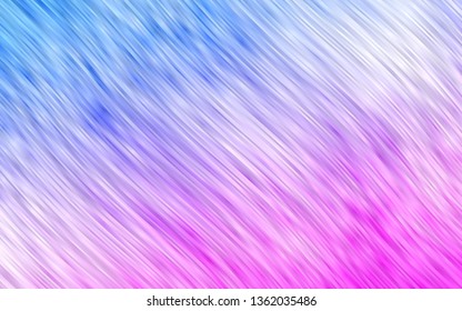 Light Pink, Blue vector template with bent ribbons. Colorful illustration in abstract marble style with gradient. A completely new template for your business design.