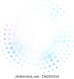 Light Pink, Blue vector template with rectangles. Modern design with rectangles in abstract style. Modern template for your landing page.