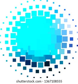 Light Pink, Blue vector template with rectangles. Illustration with a set of gradient rectangles. Template for cellphones.