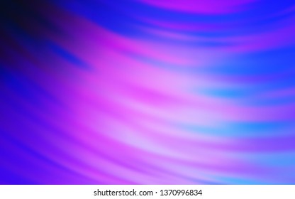 Light Pink, Blue vector template with lines. Colorful abstract illustration with gradient lines. Elegant pattern for a brand book.