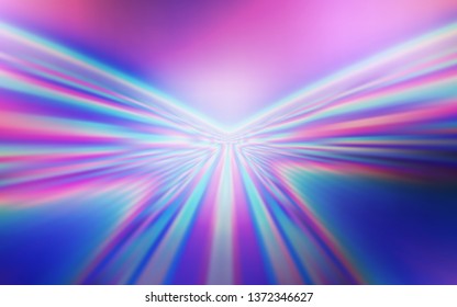 Light Pink, Blue vector template with wry lines. Geometric illustration in abstract style with gradient.  A new texture for your  ad, booklets, leaflets.