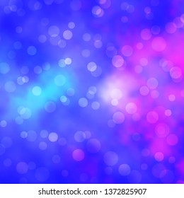 Light Pink, Blue vector template with circles. Illustration with set of shining colorful abstract spheres. Pattern for business ads.