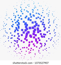 Light Pink, Blue vector template with rectangles. Illustration with a set of gradient rectangles. Best design for your ad, poster, banner.