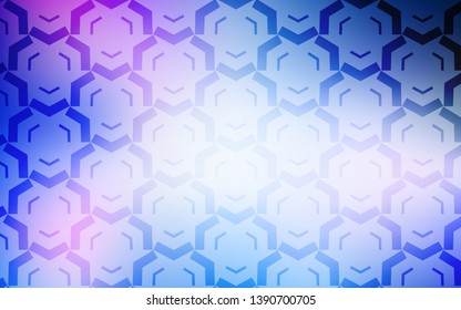 Light Pink, Blue vector template with wry lines. Shining colorful illustration in simple style. Elegant pattern for a brand book.