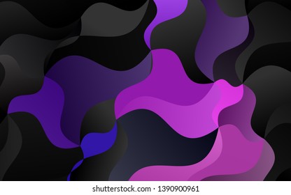 Light Pink, Blue vector template with liquid shapes. Geometric illustration in marble style with gradient.  Marble style for your business design.
