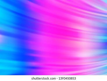 Light Pink, Blue vector template with liquid shapes. Brand new colored illustration in marble style with gradient. Brand new design for your ads, poster, banner.