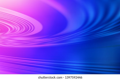 Light Pink, Blue vector template with bent lines. Modern gradient abstract illustration with bandy lines. Abstract style for your business design.