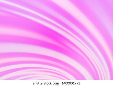 Light Pink, Blue vector template with bent lines. Shining illustration, which consist of blurred lines, circles. Marble design for your web site.