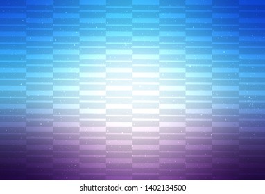 Light Pink, Blue vector template with repeated sticks. Colorful shining illustration with lines on abstract template. Best design for your ad, poster, banner.