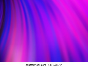 Light Pink, Blue vector template with bubble shapes. Modern gradient abstract illustration with bandy lines. A completely new marble design for your business.