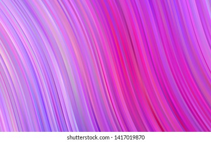 Light Pink, Blue vector template with bubble shapes. Colorful abstract illustration with gradient lines. New composition for your brand book.