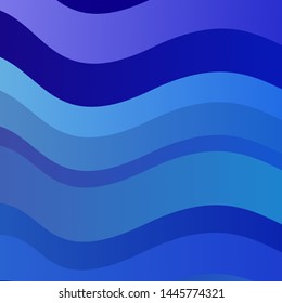 Light Pink, Blue vector template with wry lines. Abstract illustration with bandy gradient lines. Design for your business promotion.