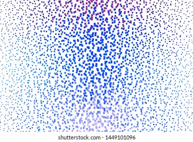 Light Pink, Blue vector template with rhombus. Glitter abstract illustration with rectangular shapes. Modern template for your landing page.