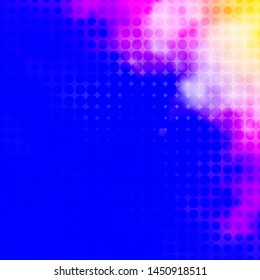 Light Pink, Blue vector template with circles. Modern abstract illustration with colorful circle shapes. Pattern for wallpapers, curtains.