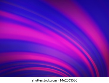 Light Pink, Blue vector template with bubble shapes. Blurred geometric sample with gradient bubbles.  Marble style for your business design.