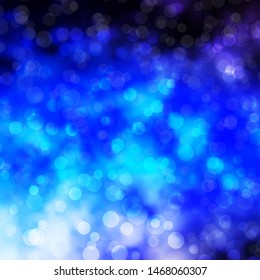 Light Pink, Blue vector template with circles. Abstract illustration with colorful spots in nature style. Design for posters, banners.