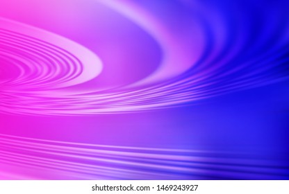 Light Pink, Blue vector template with curved lines. A circumflex abstract illustration with gradient. Abstract style for your business design.