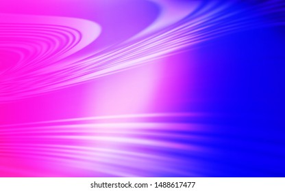 Light Pink, Blue vector template with lines. A circumflex abstract illustration with gradient. Elegant pattern for a brand book.