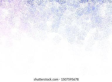 Light Pink, Blue vector template with chaotic shapes. Modern abstract illustration with colorful random forms. Modern design for your business card.