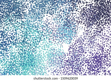 Light Pink, Blue vector template with chaotic shapes. Modern abstract illustration with colorful random forms. Simple design for your web site.