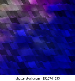 Light Pink, Blue vector template in hexagonal style. Glitter abstract illustration in hexagonal style. Pattern for landing pages.