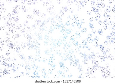 Light Pink, Blue vector template with chaotic shapes. Colorful chaotic forms with gradient in modern style. Best smart design for your business.