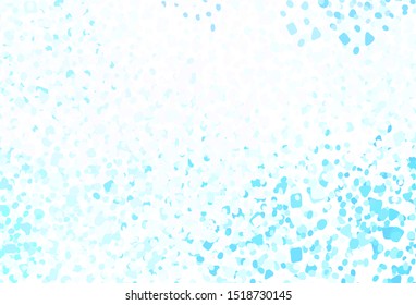 Light Pink, Blue vector template with chaotic shapes. Decorative design in abstract style with random forms. Simple design for your web site.