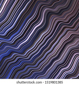 Light Pink, Blue vector template with lines. Colorful illustration in abstract style with bent lines. Design for your business promotion.