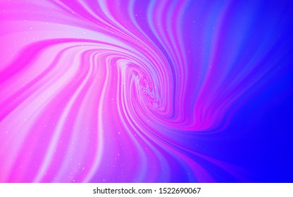 Light Pink, Blue vector template with space stars. Blurred decorative design in simple style with galaxy stars. Pattern for astronomy websites.