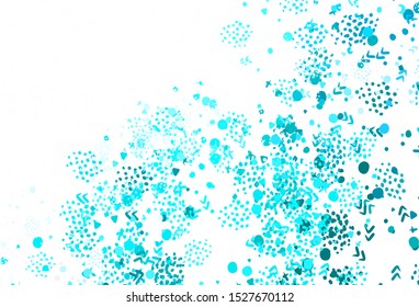 Light Pink, Blue vector template with chaotic shapes. Simple colorful illustration with abstract gradient shapes. Simple design for your web site.