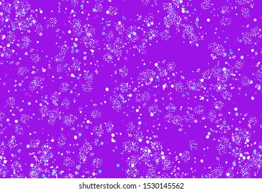 Light Pink, Blue vector template with chaotic shapes. Simple colorful illustration with abstract gradient shapes. Best smart design for your business.