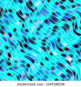 Light Pink, Blue vector template with curved lines. Illustration in halftone style with gradient curves. Pattern for websites, landing pages.