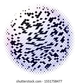 Light Pink, Blue vector template with circles. Abstract decorative design in gradient style with bubbles. Design for your commercials.