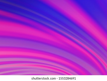 Light Pink, Blue vector template with abstract lines. Brand new colored illustration in marble style with gradient. The template for cell phone backgrounds.