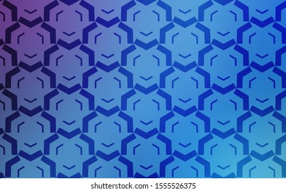 Light Pink, Blue vector template with lines. A sample with colorful lines, shapes. A completely new design for your business.