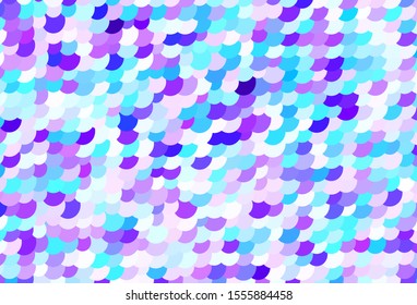 Light Pink, Blue vector template with circles. Blurred decorative design in abstract style with bubbles. Design for your business advert.