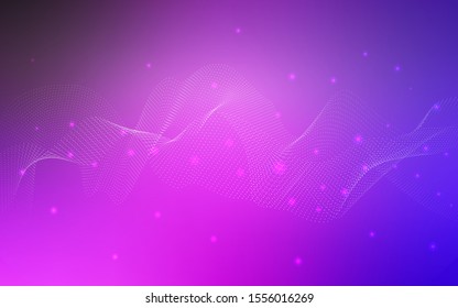 Light Pink, Blue vector template with circles. Glitter abstract illustration with blurred drops of rain. Completely new template for your brand book.