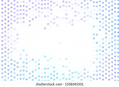 Light Pink, Blue vector template with bent lines. Glitter abstract illustration with wry lines. Brand new design for your ads, poster, banner.