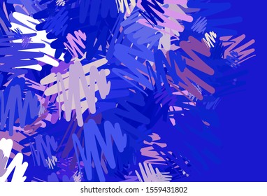 Light Pink, Blue vector template with repeated sticks. Modern geometrical abstract illustration with Lines. Pattern for your busines websites.