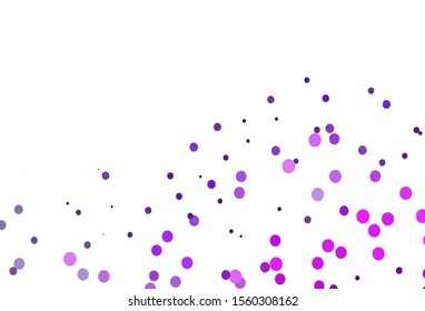 Light Pink, Blue vector template with circles. Beautiful colored illustration with blurred circles in nature style. Design for posters, banners.