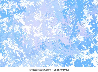 Light Pink, Blue vector template with chaotic shapes. Modern abstract illustration with colorful random forms. Best smart design for your business.